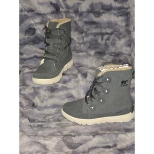 NWB Sorel Explorer Next Joan Waterproof Insulated Boots Women's Size‎ 7.5 Grey